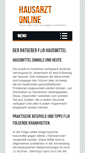 Mobile Screenshot of meinhausarztonline.com